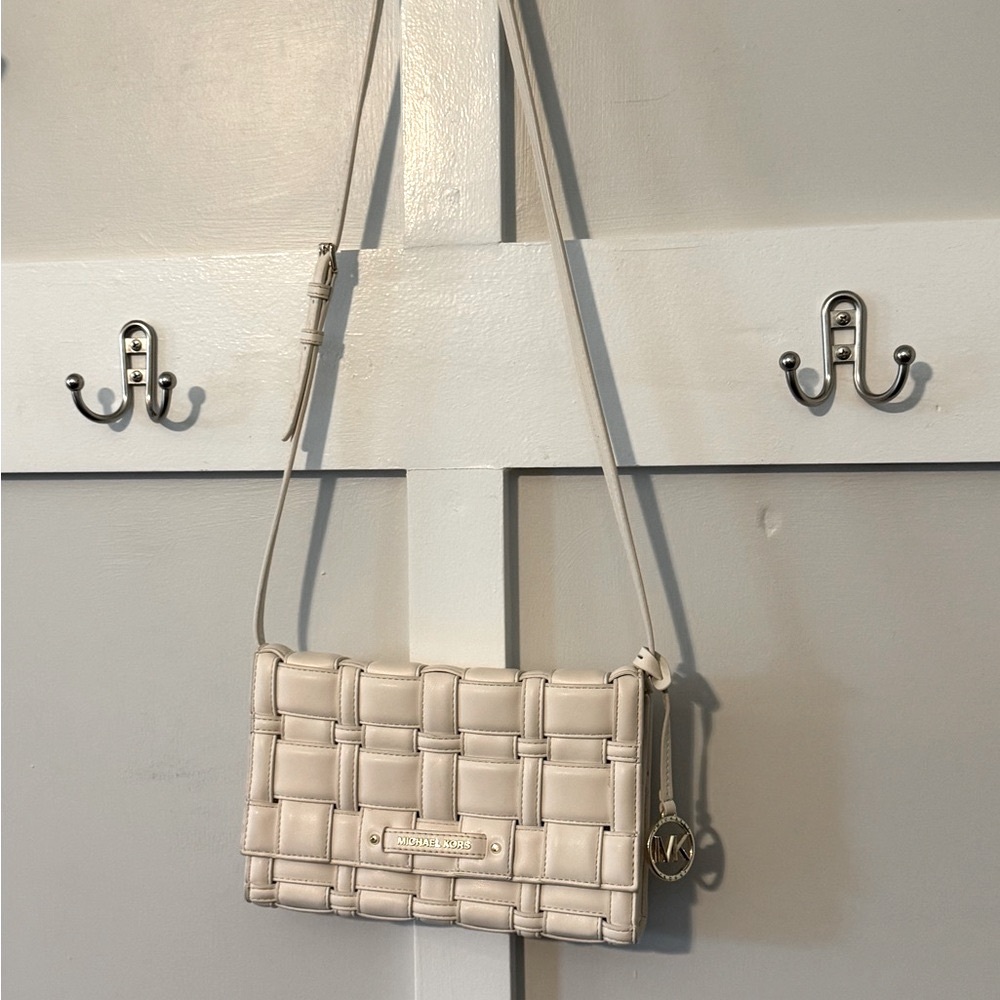 Michael Kors Cream Crossbody Bag